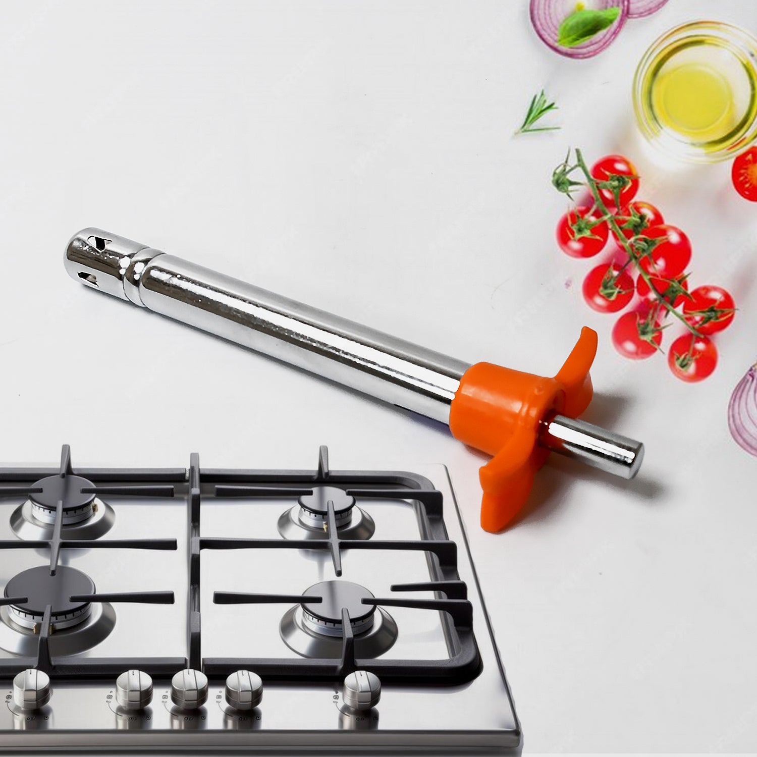 2 in 1 Kitchen Combo Lighter with Vegetable Cutter Peeler For Kitchen (2 Pc Set)