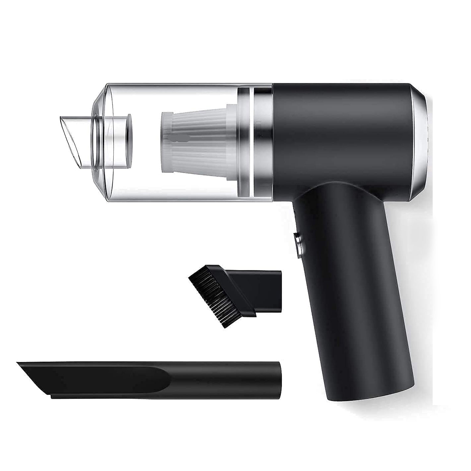 2 in 1 Wireless Vacuum Cleaner – 120W Handheld USB Rechargeable for Home & Car (1 Pc)