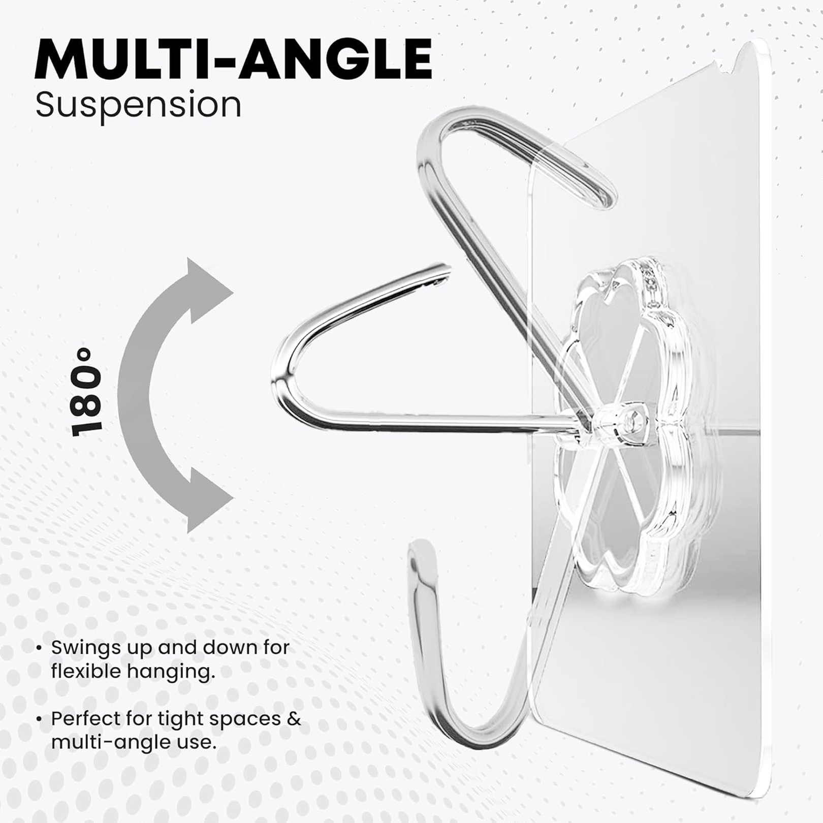 Multipurpose Strong Small Stainless Steel Adhesive Wall Hooks