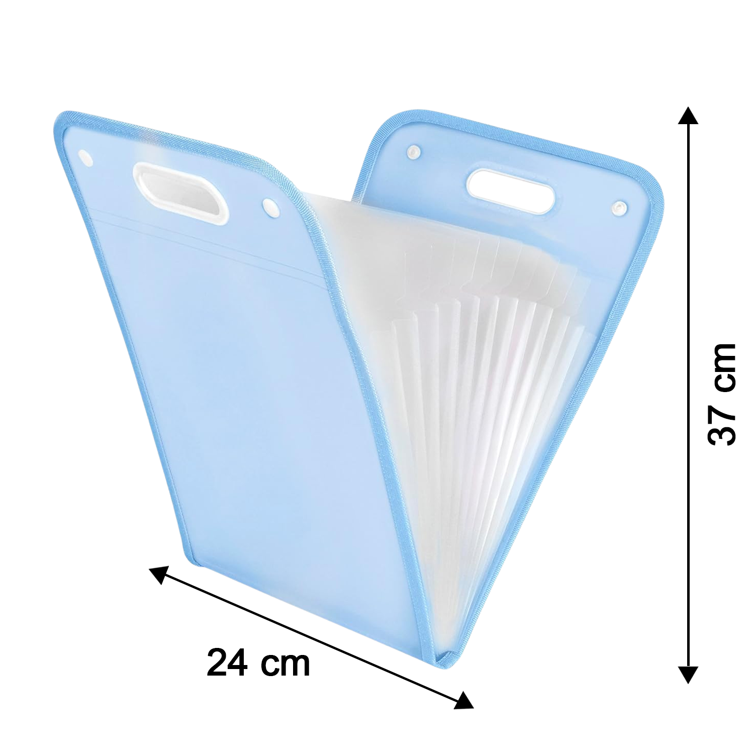 13 Pocket Document File Folder with Handle