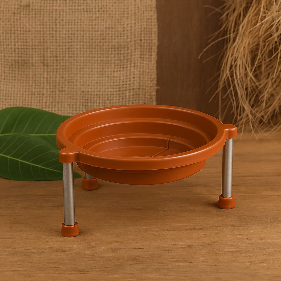 Multipurpose Matka Stand / Plant Pot Water Pot Stand Plastic for Home &amp; Kitchen (1Pc)