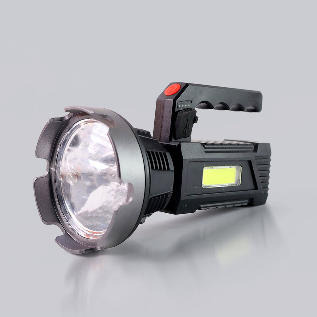 Multi-Function LED Torch with Side COB Light &amp; USB Charging