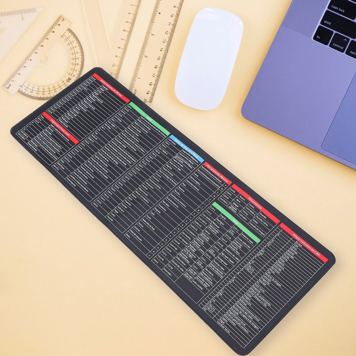Keyboard Shortcut Mat