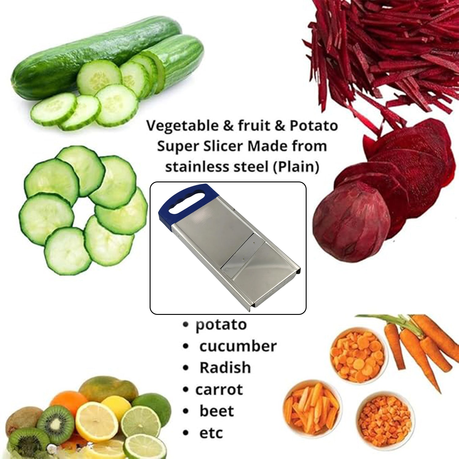 Plain Potato Slicer – Essential Kitchen Tool for Effortless Potato Cutting &amp; Slicing