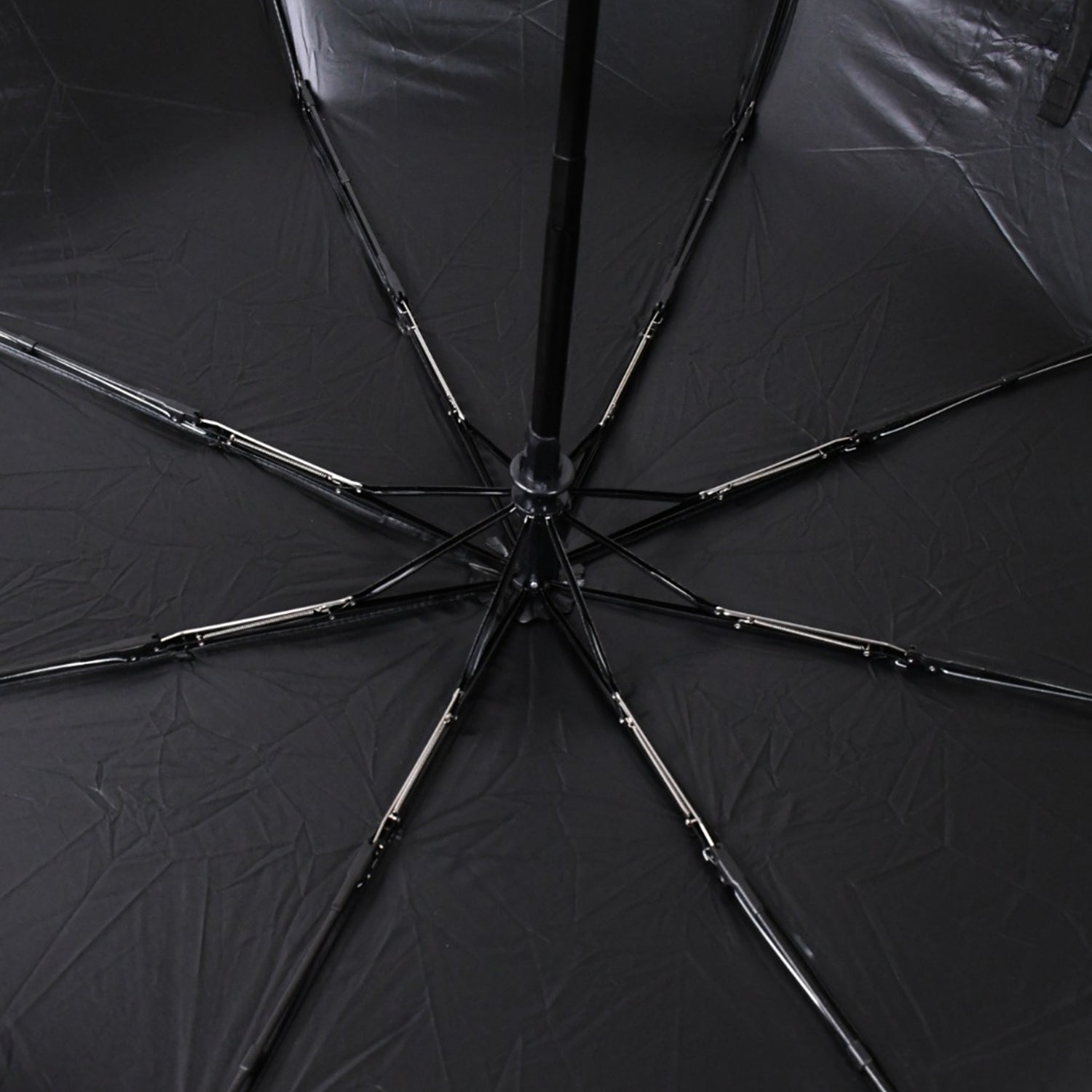 2 Fold Manual Umbrella – Wind, Sun &amp; Rainproof with Steel Shaft &amp; Wrist Strap