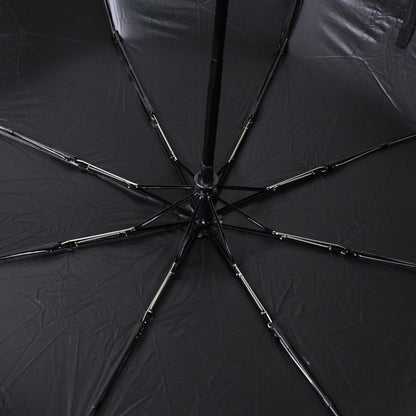 2 Fold Manual Umbrella – Wind, Sun &amp; Rainproof with Steel Shaft &amp; Wrist Strap