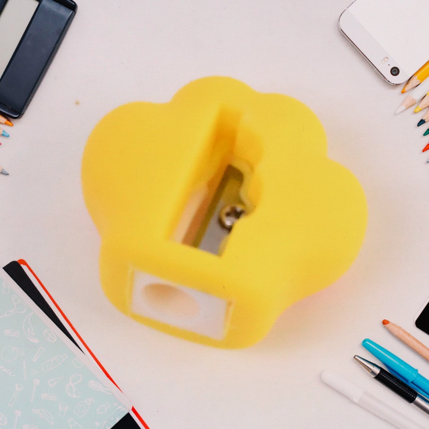 2 in 1 Pencil Sharpener &amp; Eraser for Kids, Fancy Sharpeners