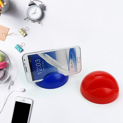 Plastic Phone Holder Stand with Coin Bank