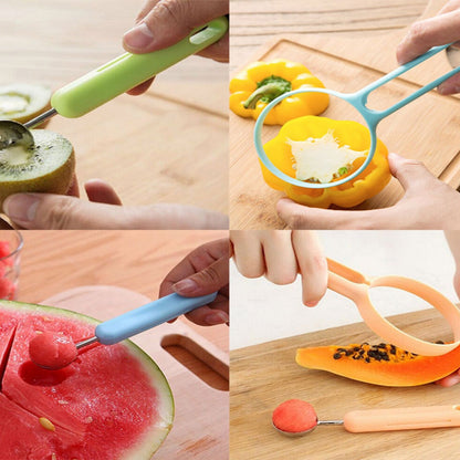 2-in-1 Fruit Peeler &amp; Baller for Avocado &amp; Watermelon (1 Pc, Kitchen)