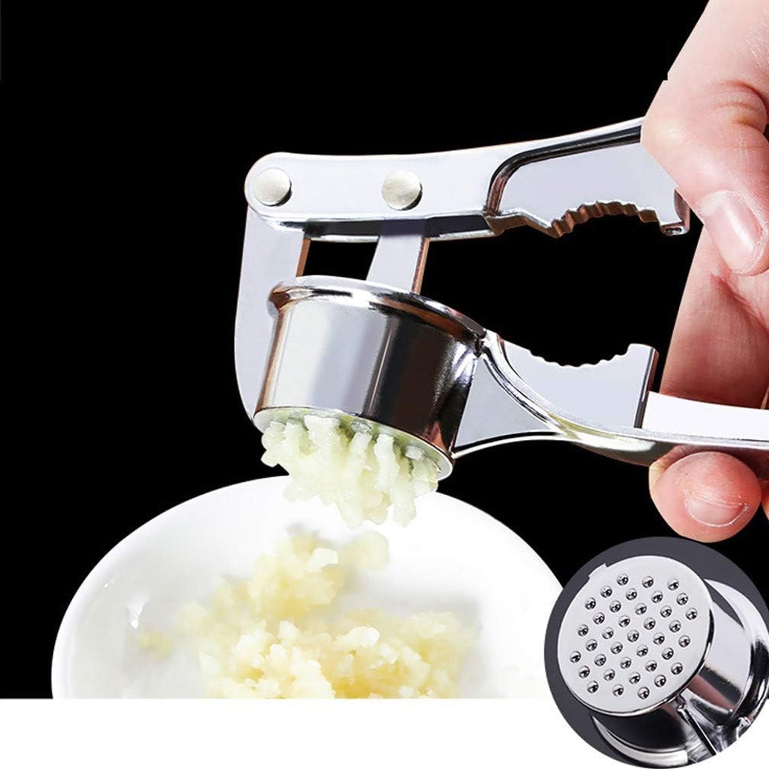 2 in1 Garlic Masher Premium Garlic Press &amp; Walnut Cracker Opener (1 Pc)
