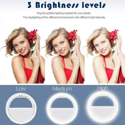 Battary Operated Selfie Ring Light