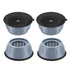 Anti vibration pads with suction cups for reducing appliance noise