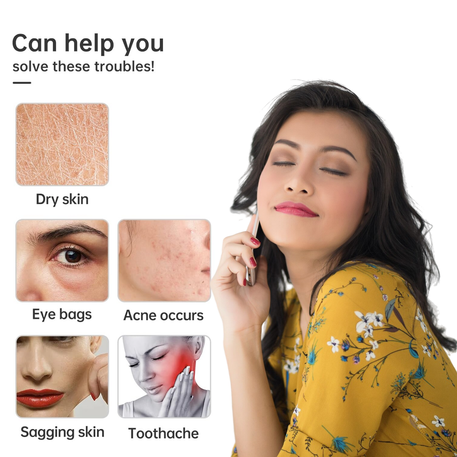 Beauty Ice Roller for Face &amp; Eye Massager (Reusable, Loose)