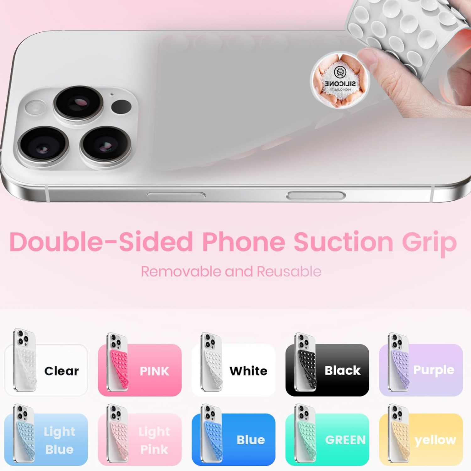 Suction Phone Case / Holder Mount (1 Pc / Mix Color)