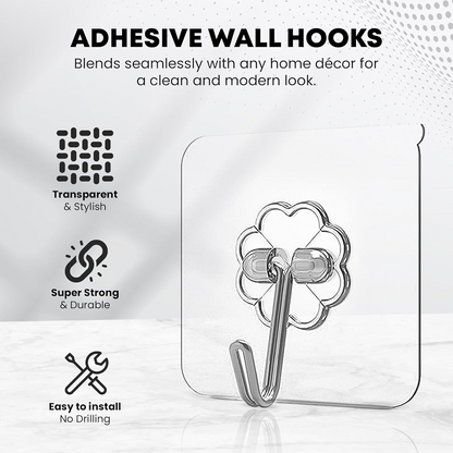 Multipurpose Strong Small Stainless Steel Adhesive Wall Hooks