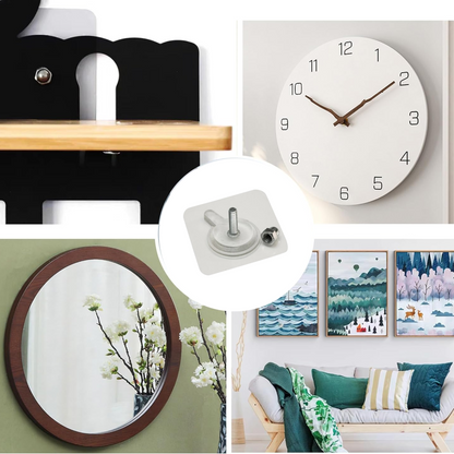 Adhesive Screw Wall Hook for Home &amp; Office Hanging