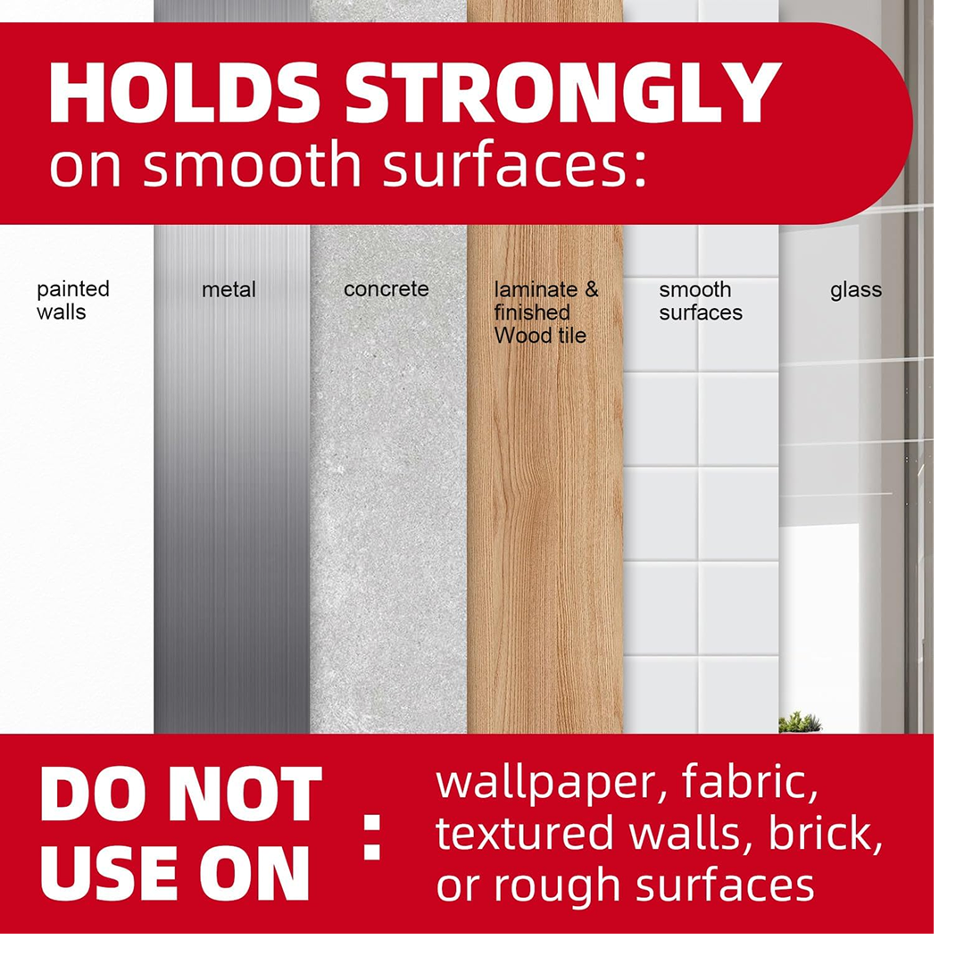 Adhesive Screw Wall Hook for Home &amp; Office Hanging