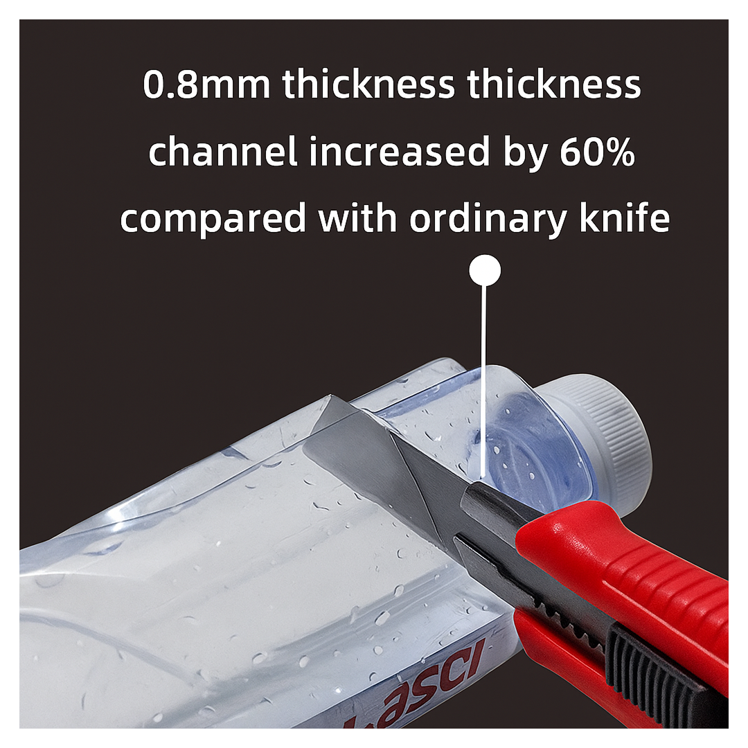 Heavy Duty 18mm Cutter Knife Set with Extra Blades for Office &amp; Home