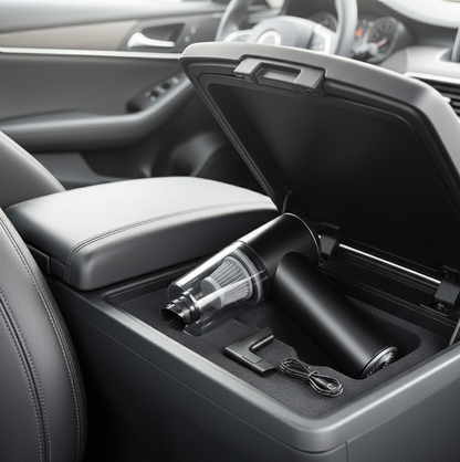 2 in 1 Wireless Vacuum Cleaner – 120W Handheld USB Rechargeable for Home &amp; Car (1 Pc)