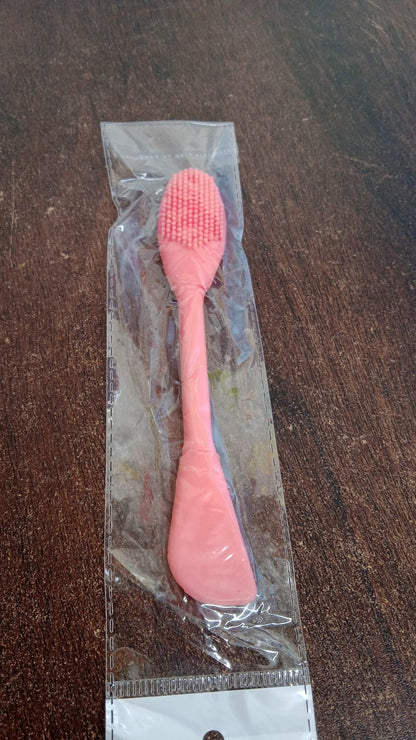 2-in-1 Silicone Mask Brush for Cleansing &amp; Mud Mask Application