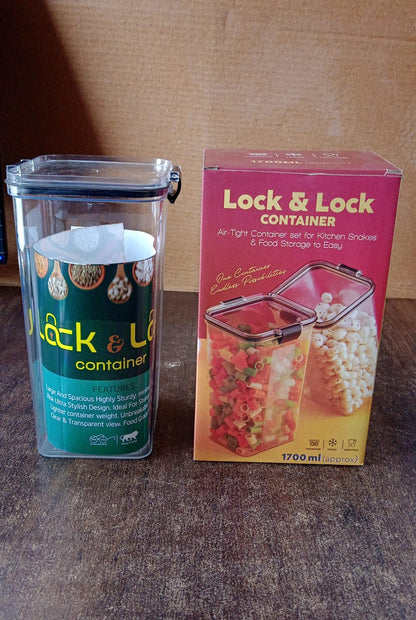 1700 ML Airtight Lock &amp; Lock Plastic Storage Container (1 Pc)