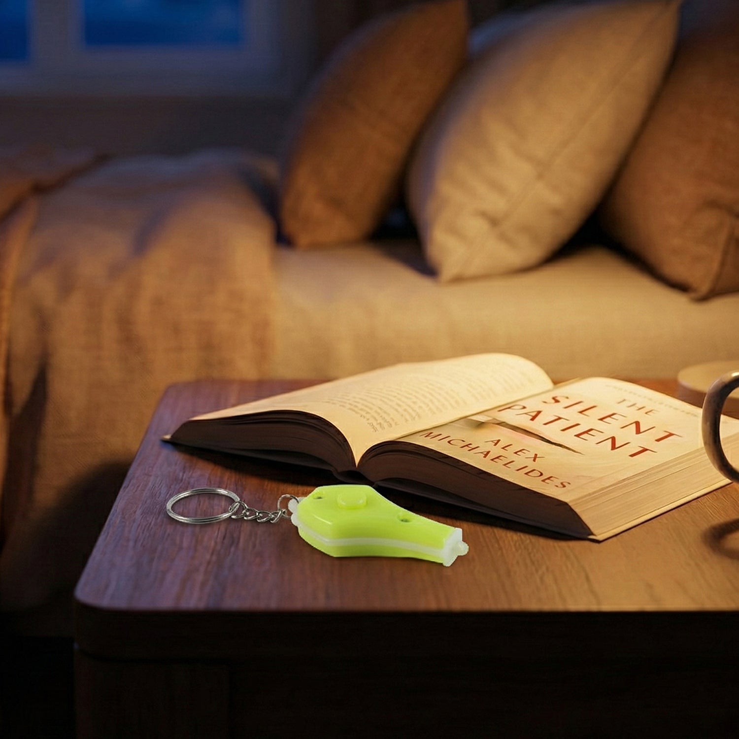 Mini LED Keychain UV Light with Blue Light (1 Pc)