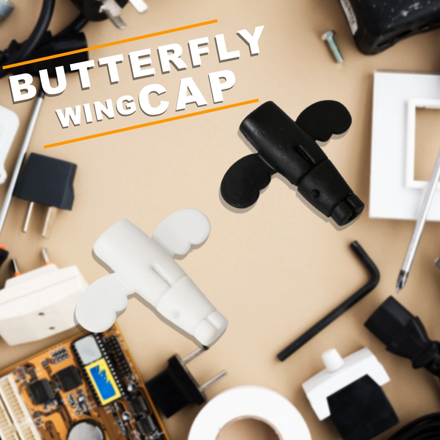 Silicone Data Cable Protector – Angel 2-in-1 Cord Saver &amp; Storage Tool