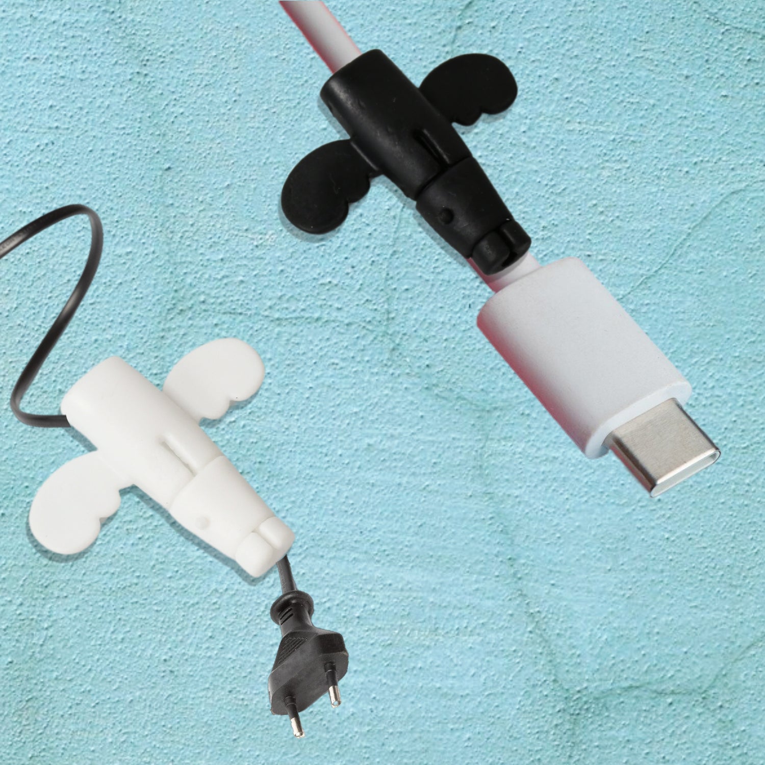 Silicone Data Cable Protector – Angel 2-in-1 Cord Saver &amp; Storage Tool