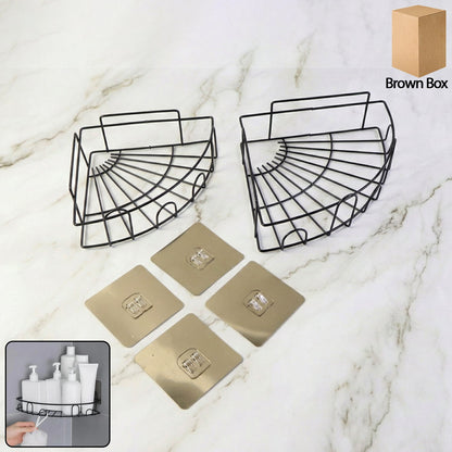 2 Pc Shower Caddy Corner for holding and storing various household stuffs and items etc.