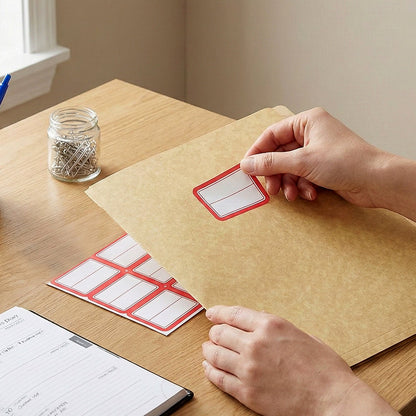 1 Sheets Self-Adhesive Label Stickers