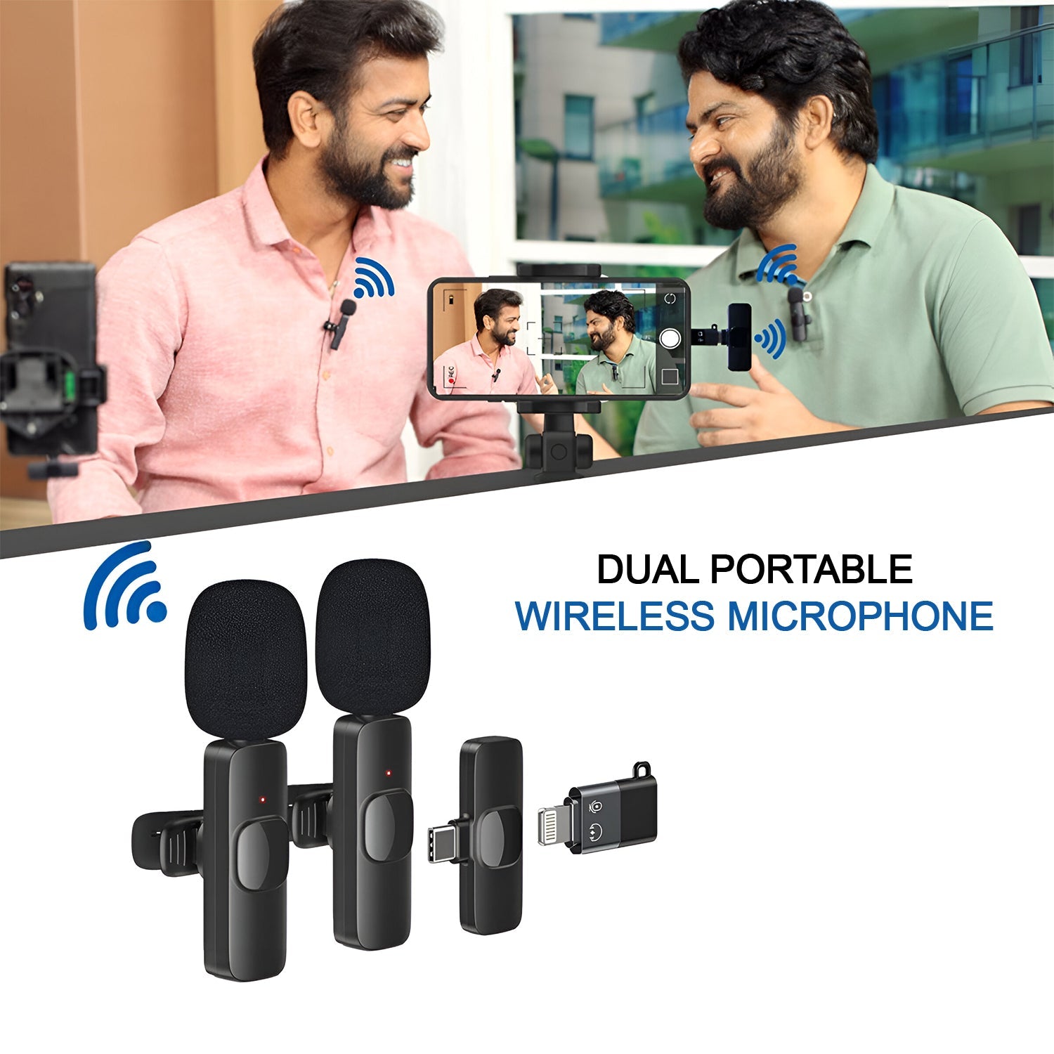 K9 Dual Wireless Microphone Set