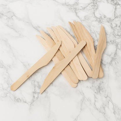 165mm Wooden Knife – 30 Pcs Pack