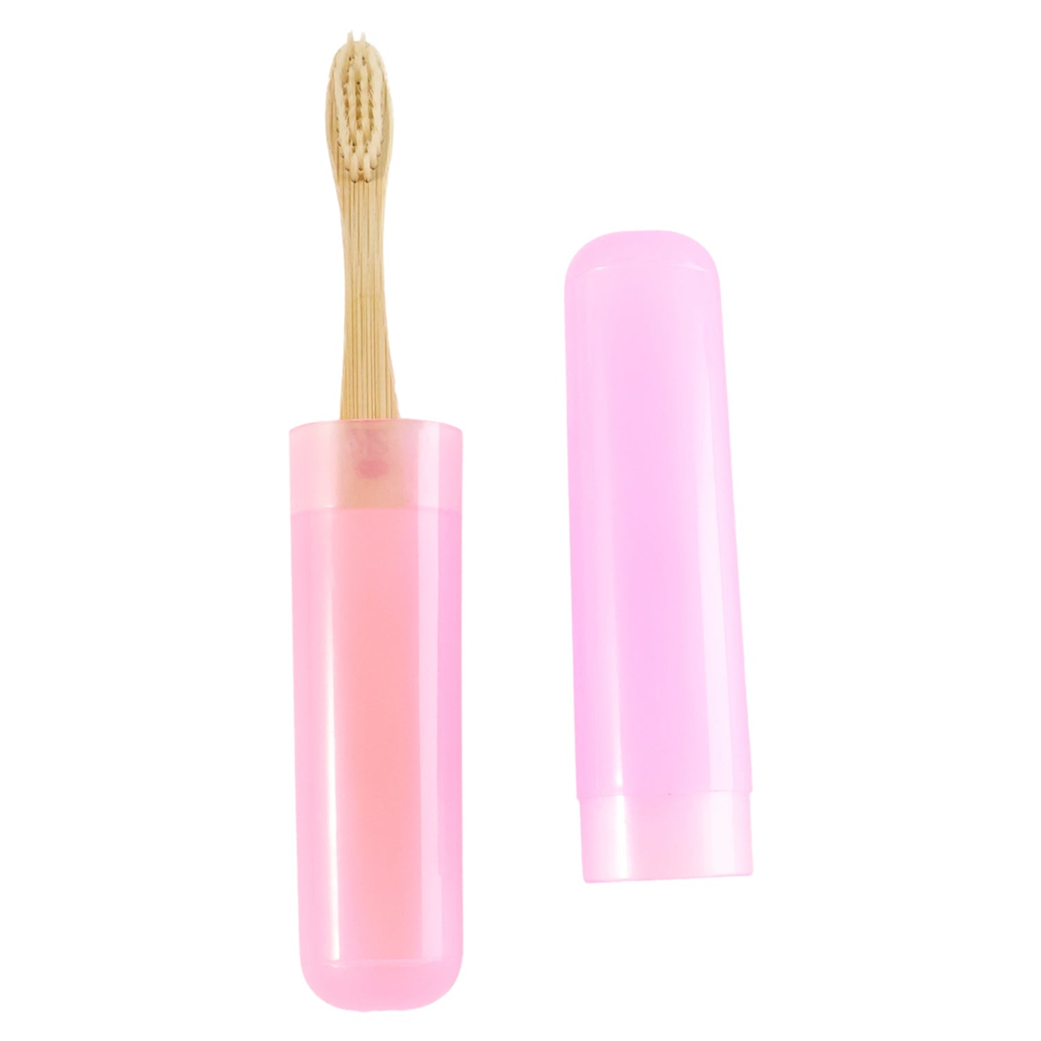 2-in-1 Soft Toothbrush &amp; Tongue Cleaner for All Ages (1 Pc, With Cover)