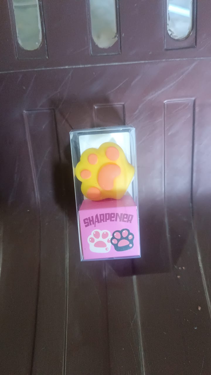 2 in 1 Pencil Sharpener &amp; Eraser for Kids, Fancy Sharpeners