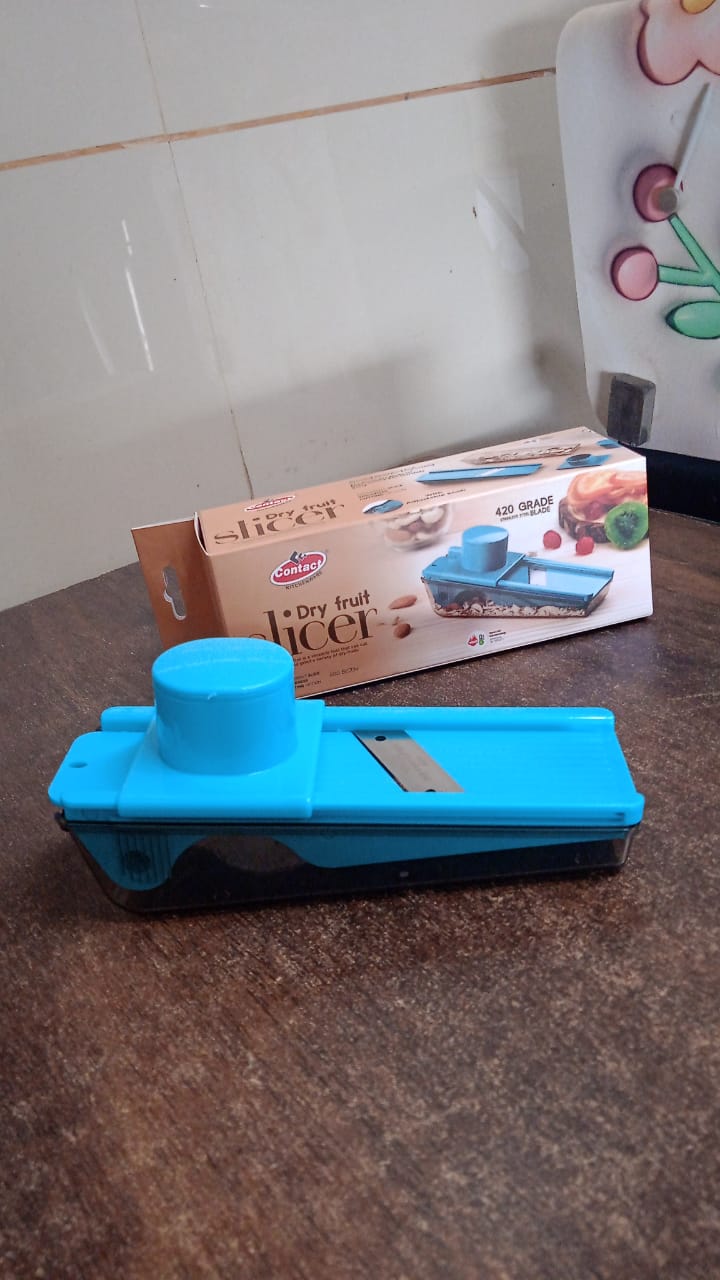 2-in-1 Multipurpose Vegetable &amp; Dry Fruit Slicer (1 Pc)