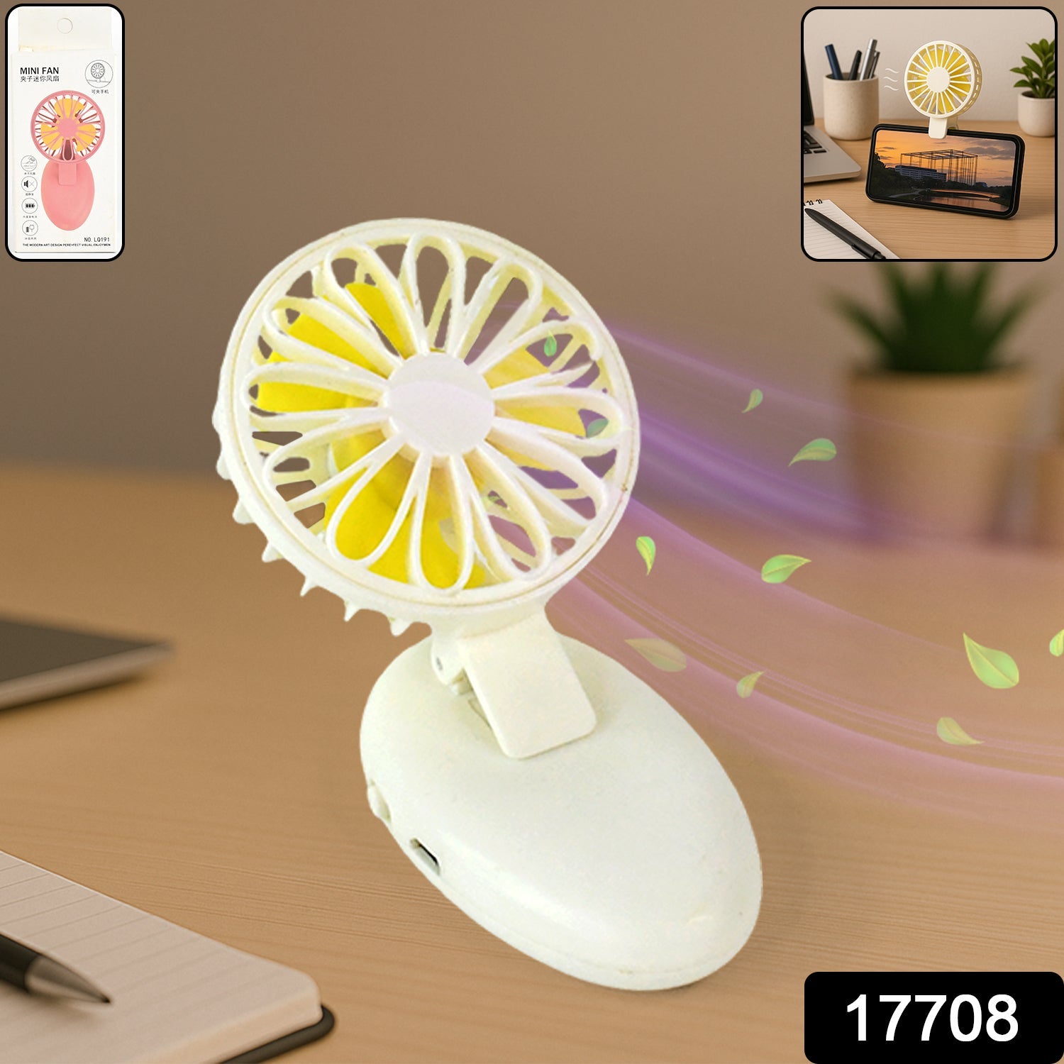 Mini USB Handheld Fan – Portable Rechargeable Mini Fan for Home &amp; Travel