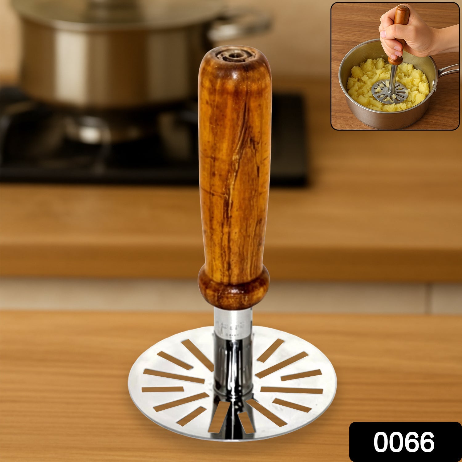 Pavbhaji Masher – Strong Kitchen Tool for Mashing Pavbhaji &amp; Vegetables